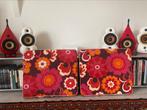 Vintage kussen set (retro jaren 70), Huis en Inrichting, Woonaccessoires | Kussens, Ophalen, Gebruikt, Overige kleuren, Rechthoekig