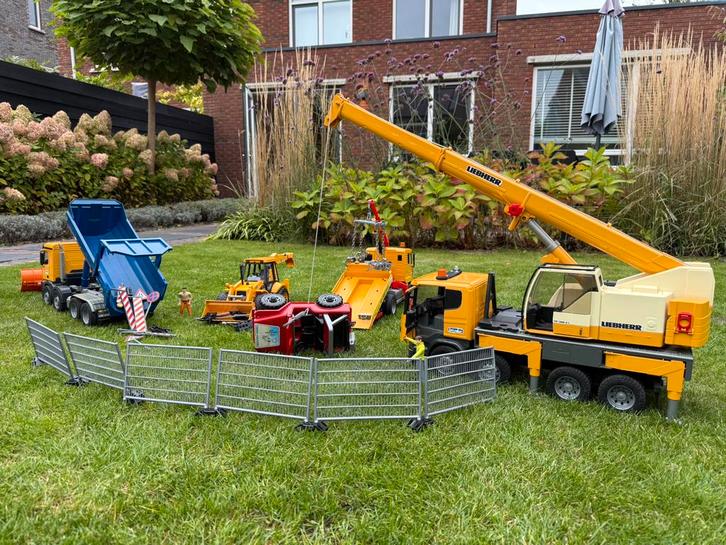 Bruder wagenpark, Kinderen en Baby's, Speelgoed | Buiten | Zandbakken, Zo goed als nieuw, Ophalen of Verzenden