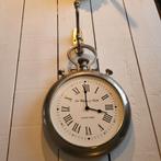 Oude stationsklok, Huis en Inrichting, Woonaccessoires | Klokken, Ophalen of Verzenden, Gebruikt, Wandklok