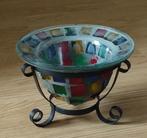 schaal glas in lood mozaïek, volgnr 76, Antiek en Kunst, Ophalen of Verzenden