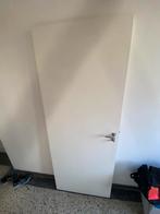 Witte binnendeur met deurklink – 82 x 210,5 cm, Ophalen, 80 tot 100 cm, Binnendeur, Zo goed als nieuw