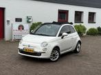 Fiat 500C 0.9 80pk Twinair Turbo Lounge/ Cabrio/ Parkeersens, Gebruikt, Wit, Origineel Nederlands, Bedrijf