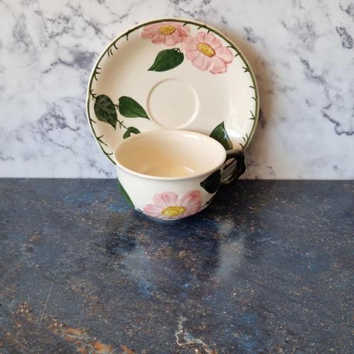 Villeroy en Boch Wild Rose theekop en schotel, Antiek en Kunst, Antiek | Servies los, Ophalen of Verzenden