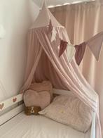 Eenhoorn/roze accessoires slaapkamer. Dekbed/lamp/vlaggetjes, Ophalen, Zo goed als nieuw, Eenpersoons