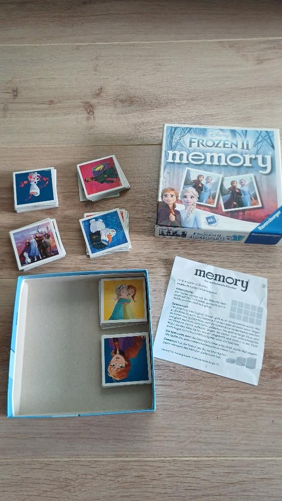 Frozen 2 memory, Vijf spelers of meer, Ophalen of Verzenden, Gebruikt, Ravensburger
