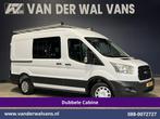 Ford Transit 2.0 TDCI 131pk L2H2 Dubbele cabine Euro6 Airco, Auto's, Bestelauto's, Voorwielaandrijving, 4 cilinders, 2450 kg, Wit