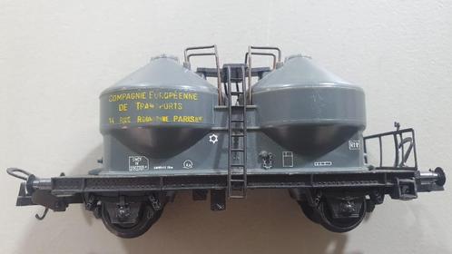 HO Wagon LIMA 3105 Silowagen SNCF grijs, Hobby en Vrije tijd, Modeltreinen | H0, Gebruikt, Wagon, Gelijkstroom of Wisselstroom
