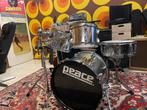 Peace drumstel, zilver met bekkens, Muziek en Instrumenten, Ophalen of Verzenden, Gebruikt
