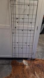 groot zwart wandrek 140 bij 45cm met klemmen, Ophalen, Zo goed als nieuw