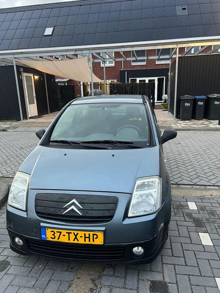 Citroën C2 1.1 I 2005 Grijs 91300 km zuinige auto., Auto's, Citroën, Particulier, C2, Benzine, B, Hatchback, Handgeschakeld, Geïmporteerd