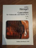 Julius Klengel: Concertino für Violoncello und Klavier nr. 1, Muziek en Instrumenten, Gebruikt, Klassiek, Ophalen of Verzenden