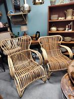 Rotan fauteuils, set (Belse), Ophalen