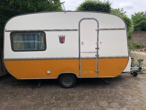 Retro Tabbert Comtesse de Luxe b.j. 1987, Caravans en Kamperen, Caravans, Bedrijf, tot en met 4, 500 - 750 kg, Treinzit, Tabbert