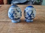 Delftsblauw peper en zout stelletje., Ophalen of Verzenden