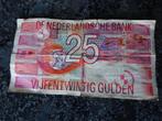 Briefje van 25 gulden., Postzegels en Munten, Bankbiljetten | Nederland, Ophalen of Verzenden, 25 gulden, Los biljet
