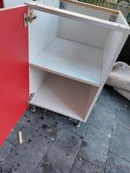 Onderkasten keuken ikea 3 stuks, Ophalen, 50 tot 100 cm, Zo goed als nieuw, Rood