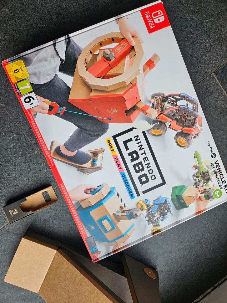 Nintendo Labo Toy-Con 01: Voertuigenset, Spelcomputers en Games, Games | Nintendo Switch, Zo goed als nieuw, Avontuur en Actie