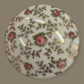 Limoges deksel Schaaltje met Roosjes en gouden details beschikbaar voor biedingen