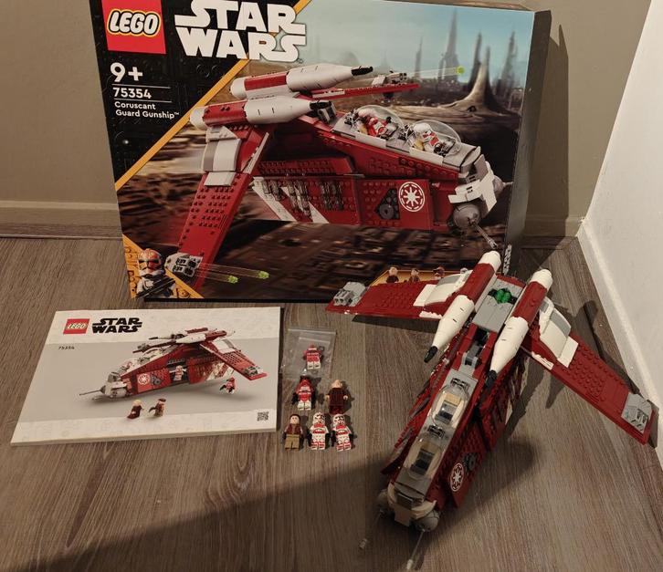 LEGO - Star wars - Coruscant Guard Gunship 75354, Kinderen en Baby's, Speelgoed | Duplo en Lego, Zo goed als nieuw, Lego, Complete set