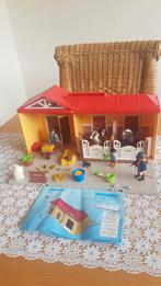 playmobil 5348 meeneem paarden stal, Ophalen of Verzenden, Gebruikt