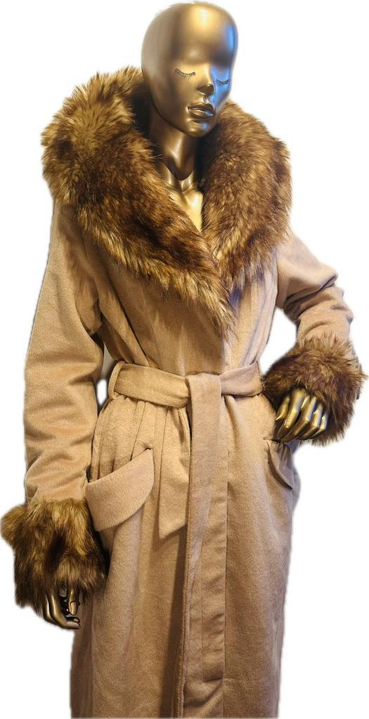 Nieuwe Lange jas van Collectif M Top Vintage 50s 60s, Kleding | Dames, Jassen | Winter, Nieuw, Maat 42/44 (L), Ophalen of Verzenden