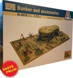 Bunker and Accesoires World War II (Italeri) 1/72, Hobby en Vrije tijd, Modelbouw | Figuren en Diorama's, Ophalen of Verzenden