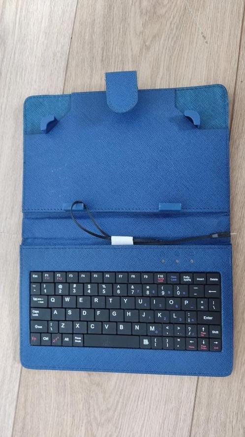 Tablet/Telefoon Toetsenbord Hoes, Computers en Software, Tablet-hoezen, Zo goed als nieuw, Bescherming voor- en achterkant, Ophalen
