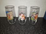Vintage The Flintstones Fred Hanna-Barbera drinkglazen 1960s, Ophalen of Verzenden, Overige figuren, Gebruikt, Beeldje of Figuurtje