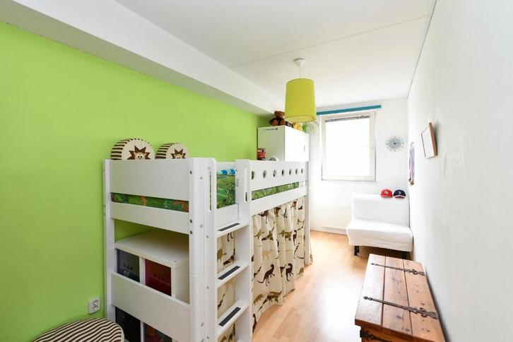 Flexa halfhoogslaper wit 90x200, Kinderen en Baby's, Kinderkamer | Bedden, Gebruikt, 180 cm of meer, 85 tot 100 cm, Hoogslaper of Stapelbed