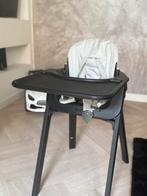 Stokke kinderstoel steps zwart, Kinderen en Baby's, Kinderstoelen, Ophalen, Zo goed als nieuw, Meegroeistoel