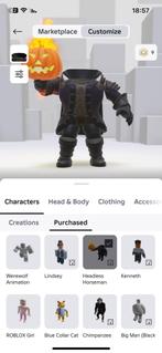 Roblox Korblox + Headless + Veel items, Spelcomputers en Games, Games | Pc, 1 speler, Ophalen of Verzenden, Zo goed als nieuw