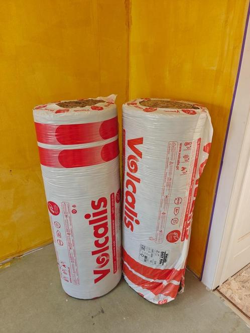 Isolatiemateriaal glaswol 2 rollen 8000x1200x100 rd2.5 20m2, Doe-het-zelf en Verbouw, Isolatie en Afdichting, Nieuw, Muurisolatie
