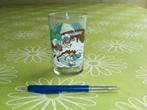 Glas Smurfen in de winter uit 1989, Verzamelen, Smurfen, Ophalen of Verzenden, Zo goed als nieuw, Verschillende Smurfen, Overige typen