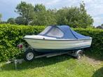 Quicksilver 500 Fish met PEGA kanteltrailer en 15pk Mercury, Ophalen, 10 tot 30 pk, Gebruikt, 3 tot 6 meter