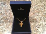 Te koop splinternieuwe ketting met kruisje van Swarovski, Ophalen of Verzenden, Nieuw, Sieraad of Horloge