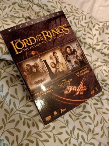 3 DVD films Lord of the Rings triologie in luxe set beschikbaar voor biedingen