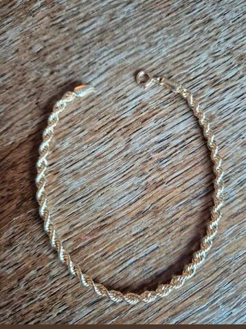 Gouden koord armband, 18 karaat - nieuw beschikbaar voor biedingen