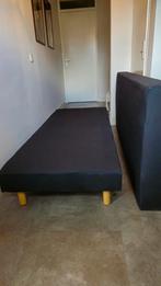 Bed boxspring onderstel, 160 cm, Gebruikt, Zwart, Ophalen