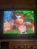 Philips CRT tv 28 inch + afstandsbediening, Audio, Tv en Foto, Vintage Televisies, Ophalen, Zo goed als nieuw, Overige merken