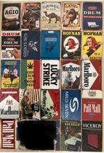 Metalen wandbord sigaretten sigaren shag 20x30 cm (3voor€21), Verzamelen, Ophalen of Verzenden, Zo goed als nieuw, Reclamebord