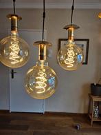 Philips, vintage led flame lampen 3x, Ophalen, Flame, Minder dan 50 cm, Glas