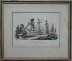 1850-1880 litho Fandango - - - Mooie dans afdruk, Ophalen of Verzenden