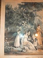 Mooie Franse prent Parijs Familie
Frankrijk, Antiek en Kunst, Ophalen of Verzenden