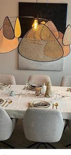 Market Set Screen Cannage Hanglamp Nieuwstaat, Huis en Inrichting, Lampen | Hanglampen, Ophalen of Verzenden, Nieuw, Hout, 75 cm of meer