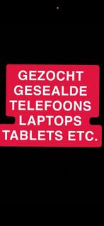 GEZOCHT! ALLE GESEALDE TELEFOONS,LAPTOPS, TABLETTEN ETC., Telecommunicatie, Ophalen, Zwart, Nieuw, Zonder simlock