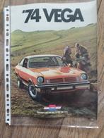 Chevrolet Vega '74 Brochure - Engelstalig, Chevrolet, Chevrolet, Ophalen of Verzenden, Zo goed als nieuw