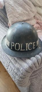 Britse MP Helm WOII, Ophalen of Verzenden, Engeland, Helm of Baret