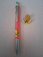 Parker Vector balpen Tweety Bird + pin vintage 1997, Ophalen of Verzenden, Gebruikt, Balpen, Parker
