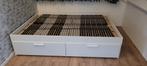 Ikea bed 140 x 200 incl. Lattenbodems en matras, Huis en Inrichting, Slaapkamer | Bedden, Ophalen, Wit, Tweepersoons, 140 cm