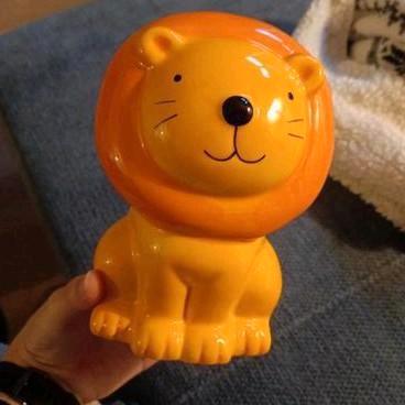 Dick Bruna Leeuw Nijntje spaarpot, Verzamelen, Spaarpotten, Zo goed als nieuw, Strip- of Tekenfilmfiguur, Steen, Aardewerk of Keramiek